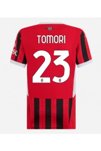 Fotbalové Dres AC Milan Fikayo Tomori #23 Dámské Domácí Oblečení 2024-25 Krátký Rukáv